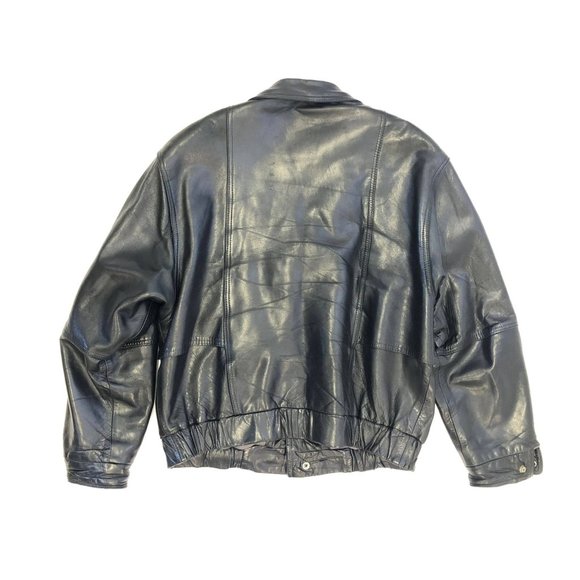 Winning Edge Leather Men's Jacket Size 40 - Picture 2 of 3